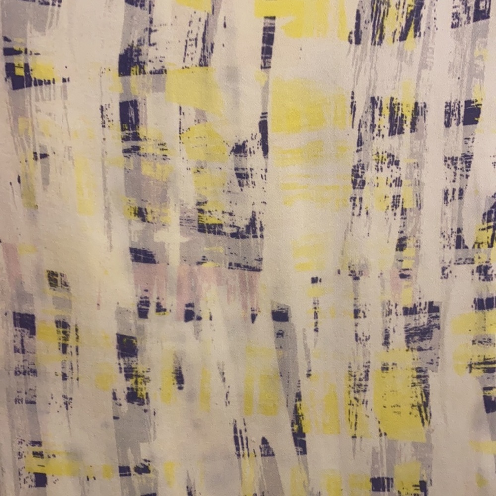 White & Yellow Mini Wrap Summer Dress - Picture 5 of 7